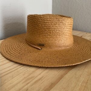 GIGI PIP Natural Straw Hat with Leather Strap